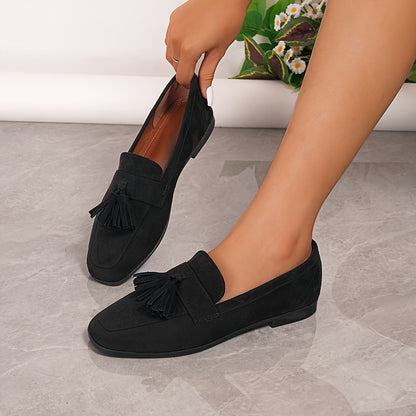 Soléna | Comfort Tassel Loafers